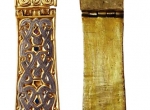 Fig. 4. Zamárdi-Rétiföldek, Hungary, grave no. 1280. Elaborate belt mount (7th c.) in the Animal Style (Tierstil II), a variant characteristic for the Avars; Kaposvár, Rippl Rónai Múzeum, 93.16.1; photo.: K. Balla.