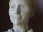 Fig. 5. Forensic facial reconstruction of a thirty-year old woman from the inhumation burial at Brudnice.