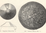 Fot. 1. Zapinki tarczowate ze Szwecji (Lappland, Gotlandia) (B. Salin, Die Altgermanische Thierornamentik, Stockholm 1904, ryc. 211, 212).