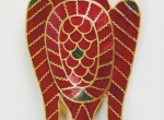 Fig. 1. A plaque in the shape of an eagle. Gold and almandines, from Danţă-Marghitu 2008.