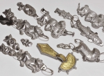 Fig. 1. Silver anthropo- and zoomorphic ornaments and the silver gilt brooch from the deposit found in Nowe Marzy, Świecie District, 1st half of the 5th c.; unpublished; (phot. by M. Rudnicki)