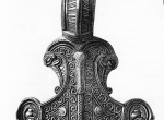 Fig. 2. Relief brooch from Scania, Sweden (B. Salin, Die Altgermanische Thierornamentik, Stockholm 1904, Fig. 128).