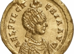 Fig. 1.Aelia Pulcheria solidus (obverse) http://www.smb.museum/ikmk/object.php?id=18213174