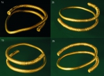 Fot. 2. Two gold neckrings from Młoteczno, Braniewo District, end of the 4th – mid-5th c.; stored in the collection of the Pushkin Museum of Fine Arts in Moscow, (after V.I. Kulakow 2007)