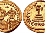 Fot. 3. Solid Herakliusza i Konstantyna, Konstantynopol (http://www.wildwinds.com/coins/ric/i.html)