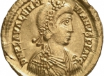 Fig. 5. Valentinian III solidus (obverse) http://www.smb.museum/ikmk/object.php?id=18200420