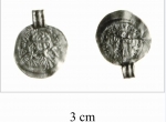 Fig. 1. Lužice, okres Hodonín, Czech Republic; tremissis of Justinian I (527-565) Constantinople mint; according to J. Militký, Finds of the Early Byzantine Coins of the 6th and the 7th century in the territory of the Czech Republic, ( M. Wołoszyn (ed.) 20