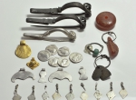 Fig. 1. Ornaments and dress fittings from the Hanging Man Cave, Kroczyce-Okupne, Zawiercie District, around 500 AD; deposited at the IA UW (phot. by M. Rudnicki)