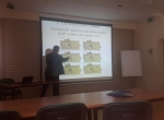 Phot. 4. Professor Aleksander Bursche presenting MPOV-Project.