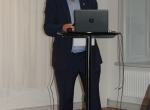 Photo 2. MPOV Project Leader Alexander Bursche during his presentation.